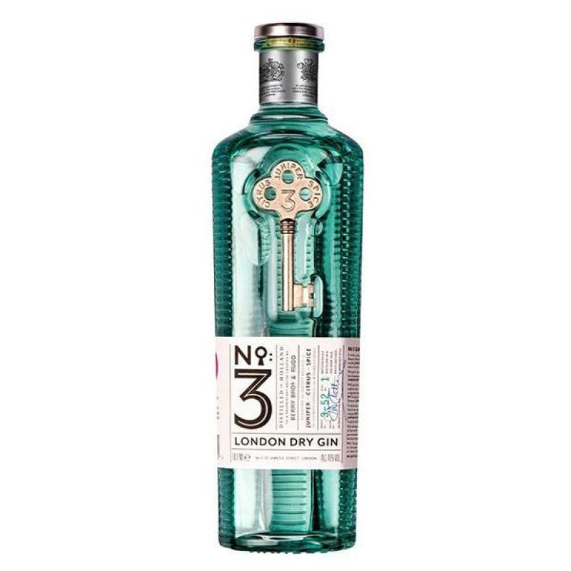 Gin London Dry No 3 0,7l 46% - najlepszy gin online