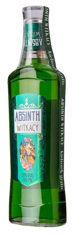 Wódka Absinthe Witkacy 0,7l + kieliszek 55%