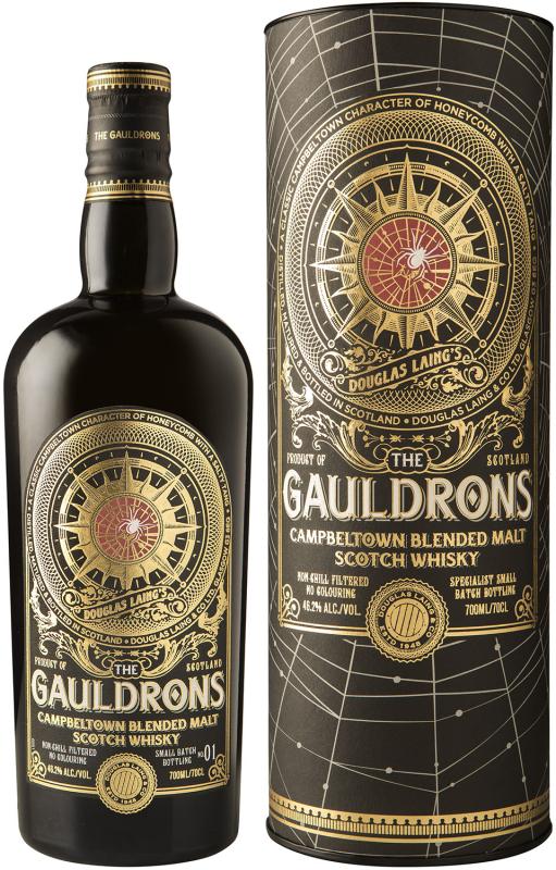 Whisky Gauldrons Campbeltown Blended Malt 0,7l 46,2% tuba