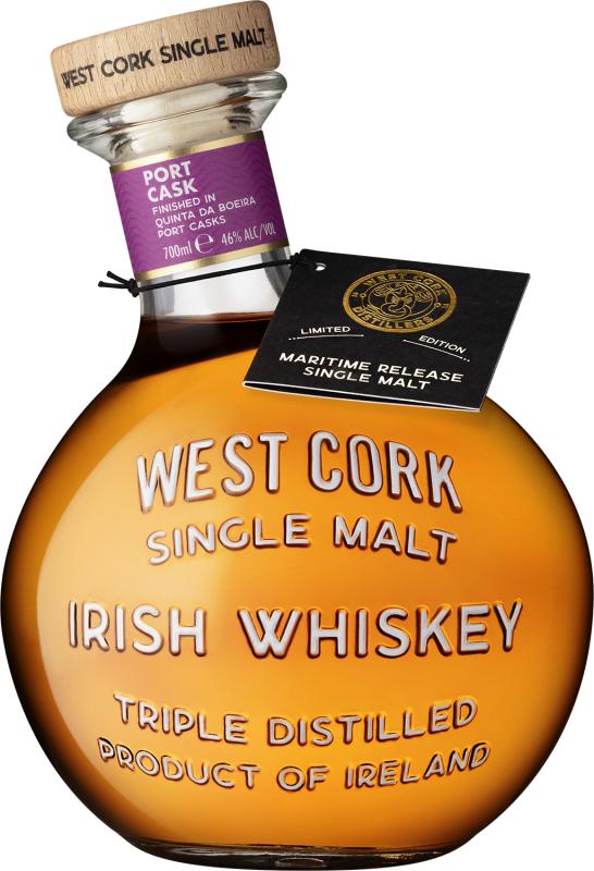 Whiskey West Cork Maritime Release Port Cask Single Malt 0,7l 46%