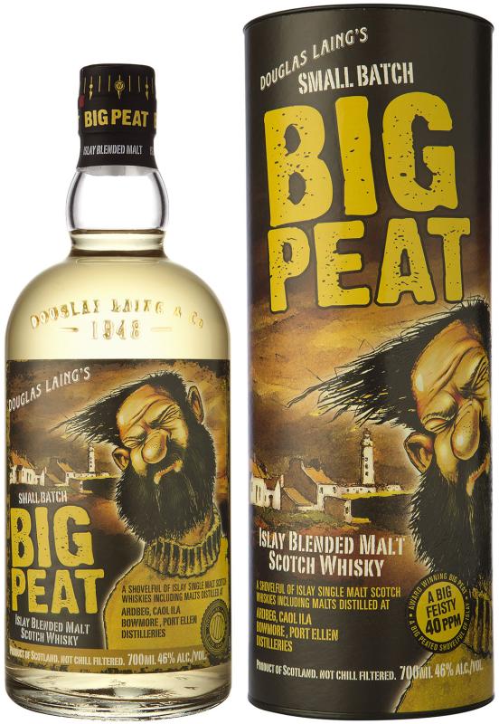 Whisky Big Peat Blended 0,7l 46% tuba