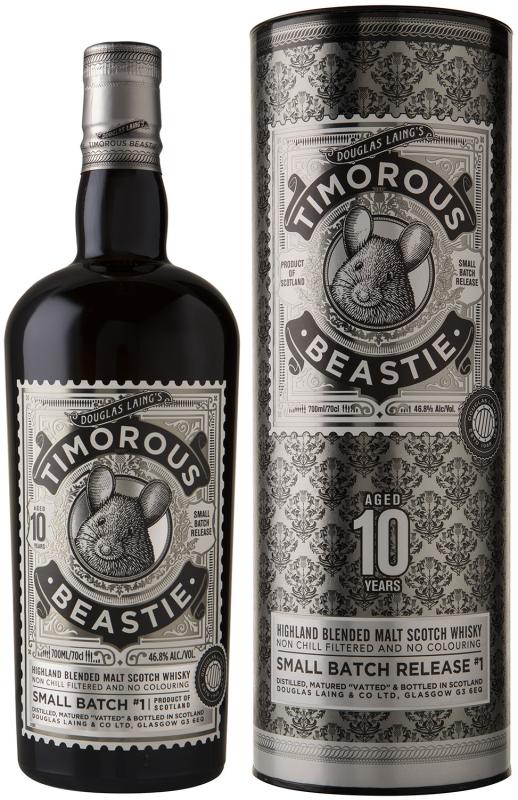 Whisky Timorous Beastie Blended Malt 10 YO 0,7l 46,8% 