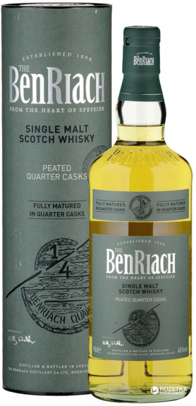 BenRiach Peated Quarter Cask 0,7L 46%