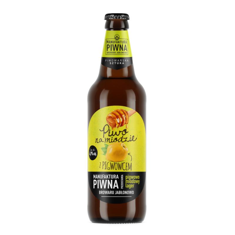 Piwo Browar Jabłonowo Na Miodzie z Pigwowcem 0,5l 4,9%