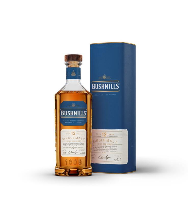 Whiskey Bushmills 12 YO Single Malt 0,7l 40% tuba