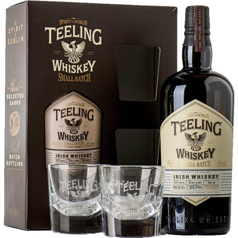 Whiskey Teeling Small Batch 0,7l 46% + 2 szklanki 