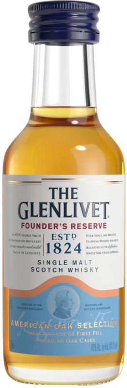 Whisky Glenlivet Founder\'s Reserve 50ml miniaturka 40%