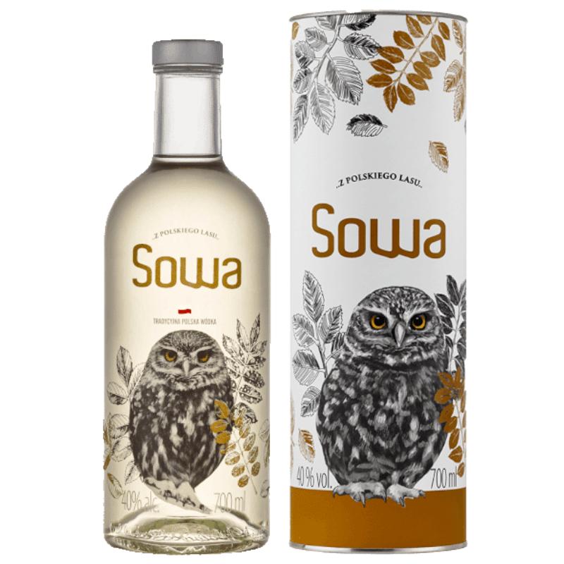 Wódka Dębowa Golden Sowa 0,7l 40% + Tuba