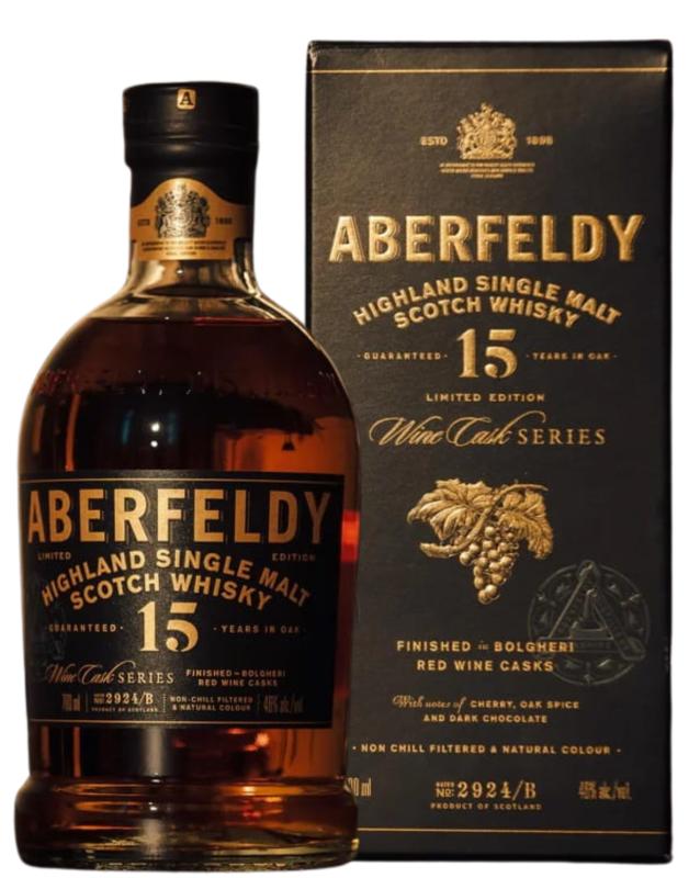 Whisky Aberfeldy 15 YO Old Bolgheri Red Wine Cask 0,7l 46%