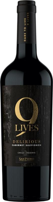 Wino 9 Lives Cabernet Sauvignon 13,5% 0,75l (Czerwone Wytrawne, Chile)