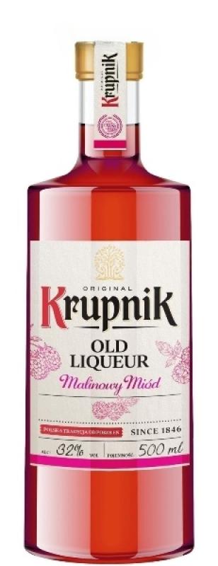 Likier Krupnik Malinowy Miód 32% 0,5L