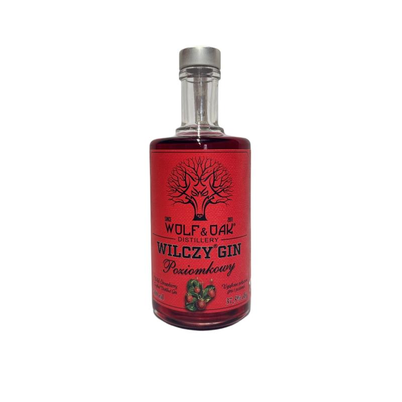 Gin Wolf & Oak Wilczy Gin Poziomkowy 0,7L 37,5%