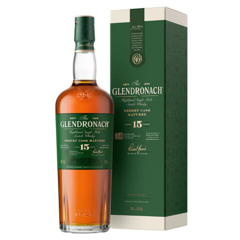 Whisky GlenDronach 15YO Sherry Cask 0,7L 46% Single Malt 