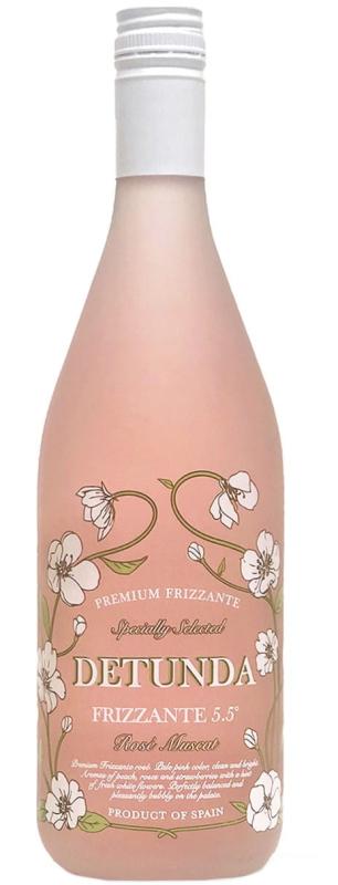 Wino Detunda Frizante Rose Muscat, różowe półsłodkie 5,5%