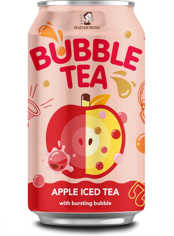 Napój Bubble Tea Apple Iced Tea Madam Hong 0,32L 