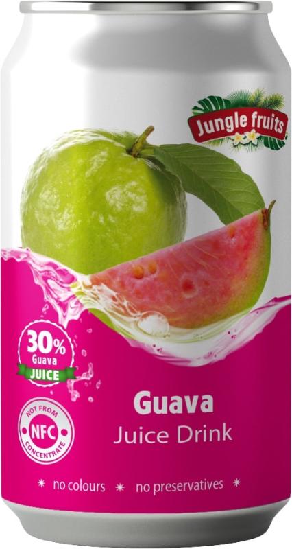 Napój Jungle Fruits Guava 0,33l puszka