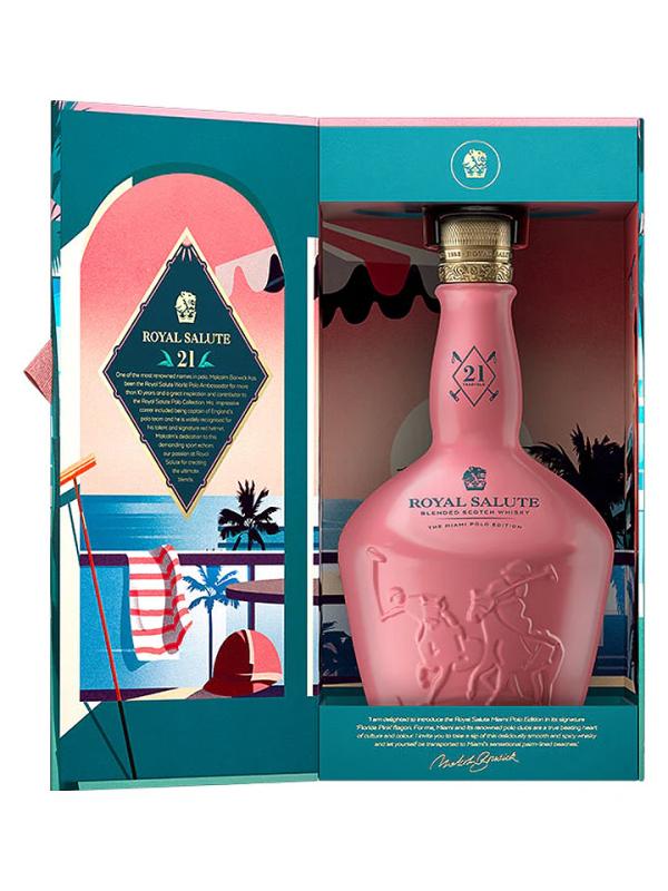 Zamów online limitowaną edycję whisky szkockiej Royal Salute 21yo Polo Edition Miami