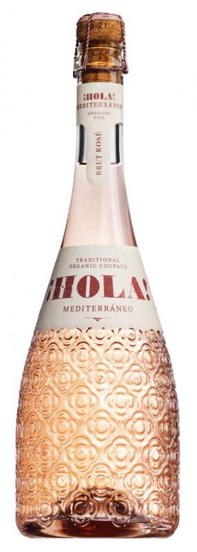 Hiszpańskie wino musujące Hola! Mediterraneo Brut Rose - zamów online