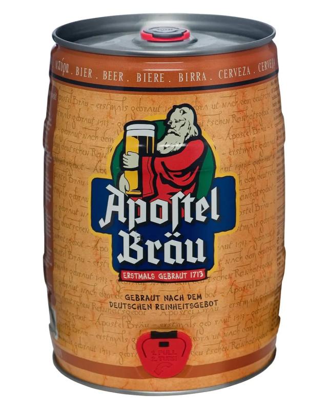 Piwo Apostel Brau Pils 5% 5L Keg Czeskie 