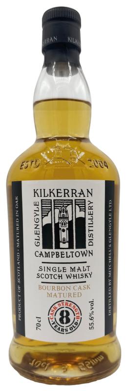 Whisky Kilkerran 8YO Cask Strength Bourbon 55,6% 0,7L Single Malt 