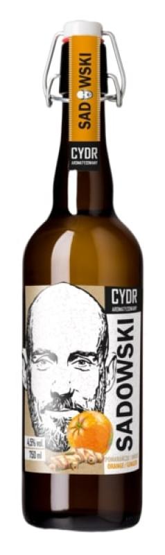 Cydr Sadowski Pomarańcza Imbir B/PS 0,75L 4,5%