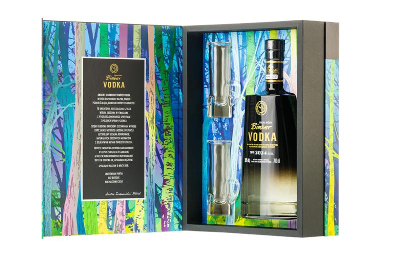 Wódka Bimber Wheat Small Batches Edition 0,7l 50% + 2 kieliszki 