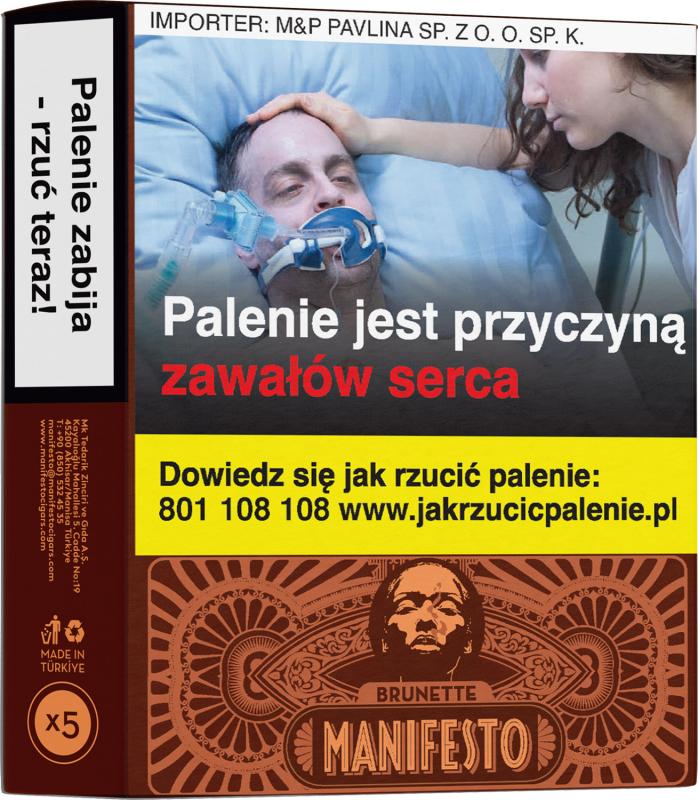 Cygaretki Manifesto Brunette 5 szt opakowanie