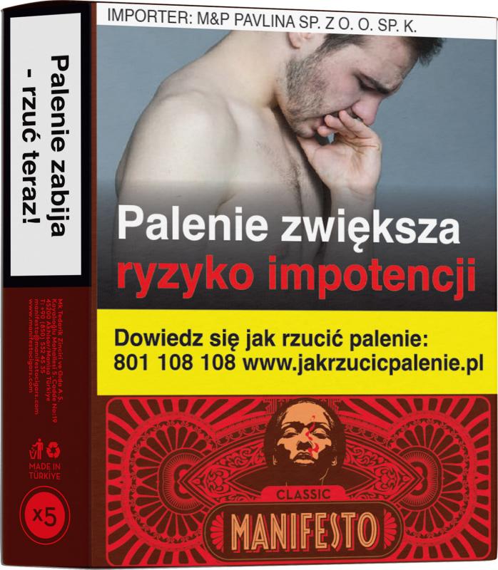 Cygaretki Manifesto Classic 5 szt/opak. Turcja