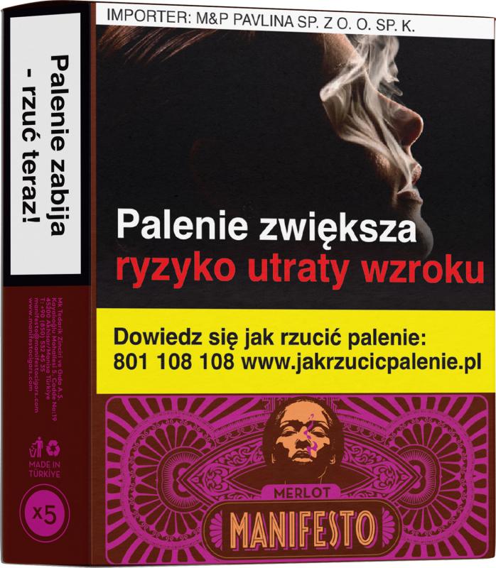 Cygaretki Manifesto Merlot 5 szt/opak. Turcja 