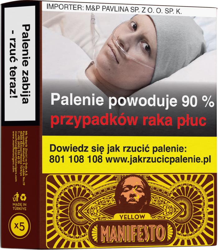 Cygaretki Manifesto Yellow 5 szt/opak. Turcja