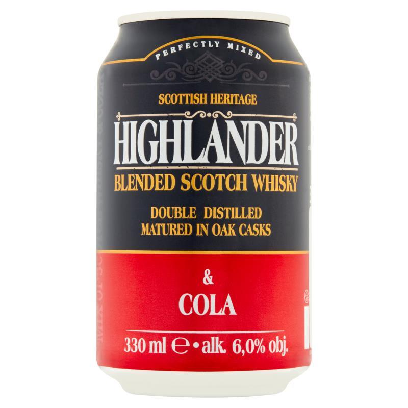 Drink Highlander & Cola 6% 0,33L 