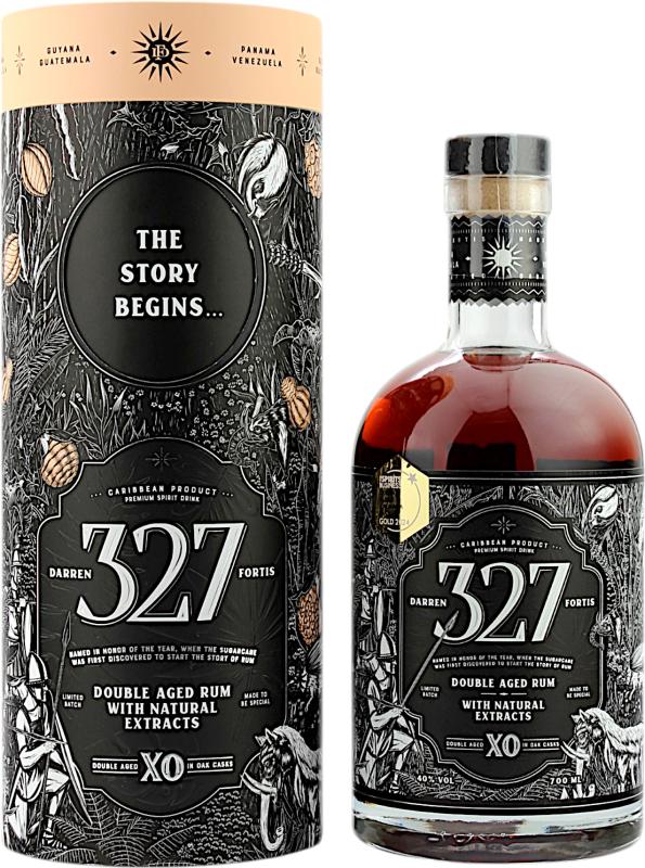 Rum 327 XO Double Aged with Natural Extracts 40% 0,7L