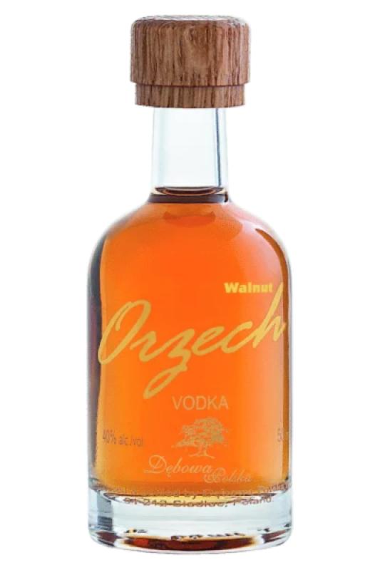 Wódka Dębowa Orzech 50ml 40% miniaturka