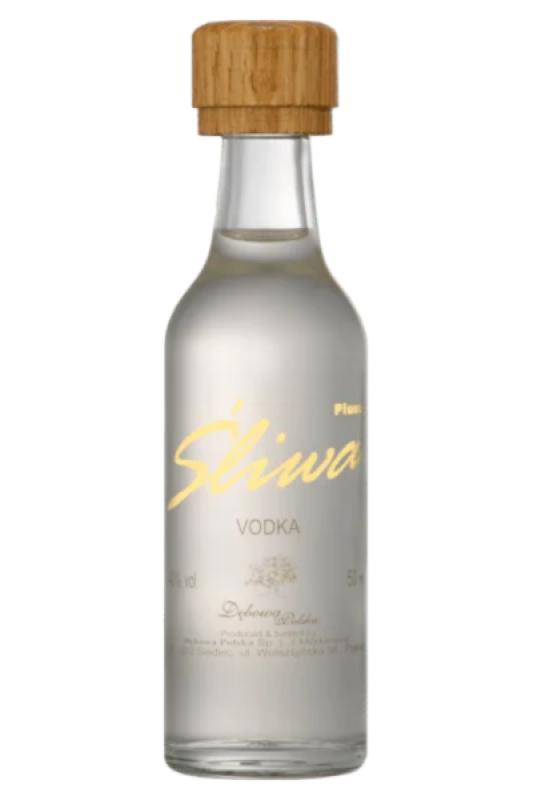 Wódka Dębowa Śliwa 50ml 40% miniaturka