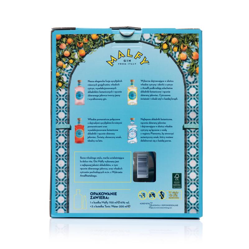 GIN MALFY CON ARANCIA BLOOD ORANGE 0,7L 41%