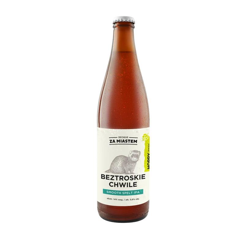 Piwo Za Miastem Beztroskie Chwile Smooth Spelt IPA 0,5L 5,6%