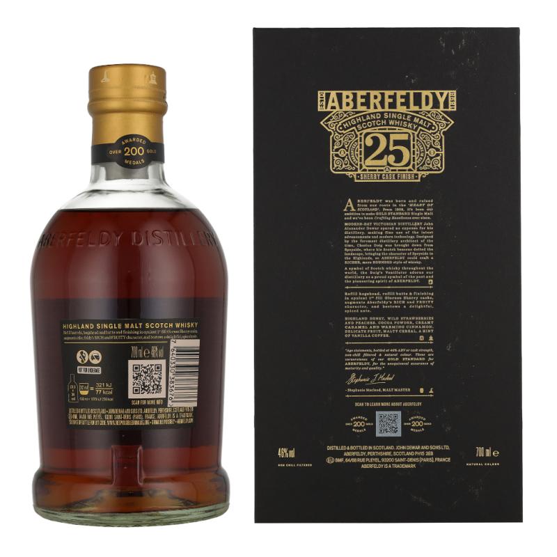 Whisky Aberfeldy 25YO Sherry Cask Finish 0,7L 46%