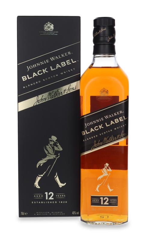 Whisky szkocka Johnnie Walker Black Label 12 yo w kartonie
