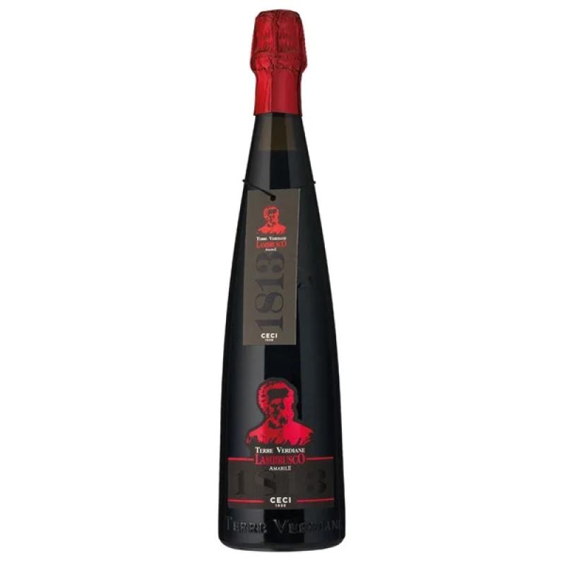 Wino Lambrusco Terre Verdiane Frizzante Amabile 1813 IGT 0,75L 8,5% Cz/PS