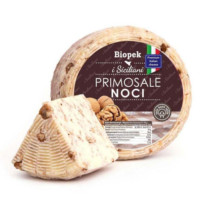 Ser Włoski Primosale z Orzechami Włoskimi Ok 0,8kg