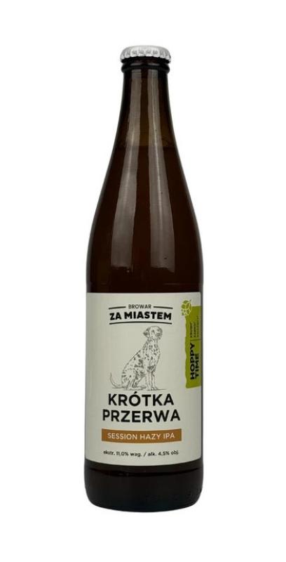 Piwo Za Miastem Krótka Przerwa Session Hazy IPA 0,5L 4,5%