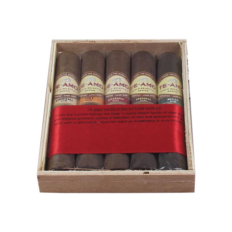 Cygaro Te-Amo World Selection Assort Robusto 5 Szt Ramka