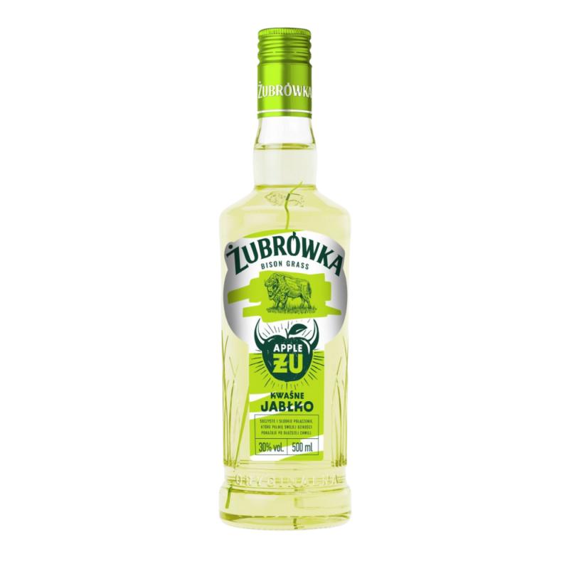 Żubrówka Kwaśne Jabłko 0,5L 26%