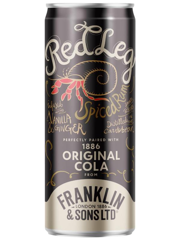 Koktajl Franklin & Sons 1886 Cola & Leg Rum 0,25L 5,5%