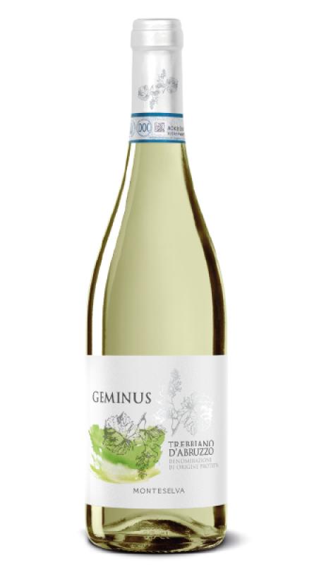 Wino Geminus Pecorino Terre d\'Abruzzo Monteselva 13,5% 0,75L B/W  (1)