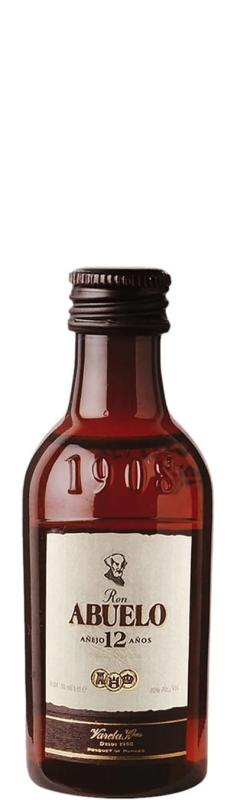 Rum Abuelo 12YO miniaturka 50ml (1)