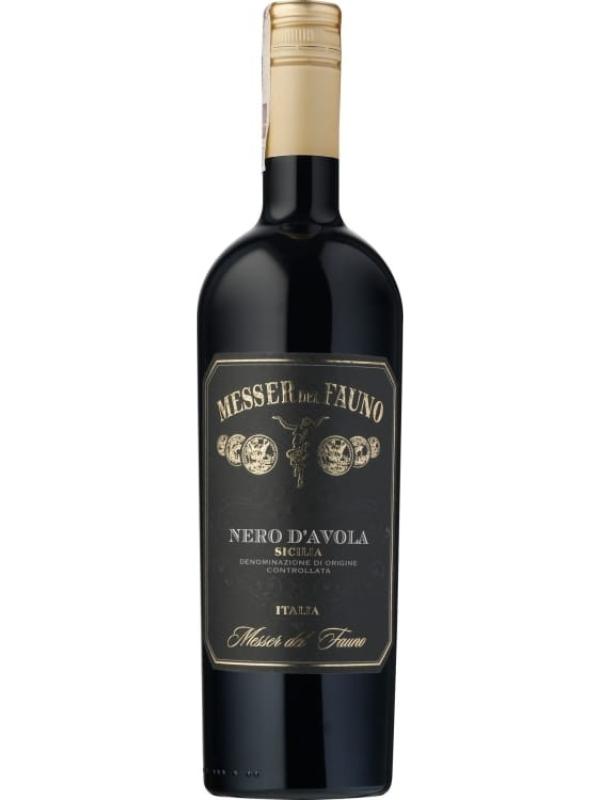 Wino Messer del Fauno Nero d\'Avola DOC 13% CZ/W 0,75L (1)