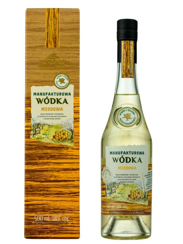 Wódka Manufakturowa Miodowa 0,5L 38% (1)