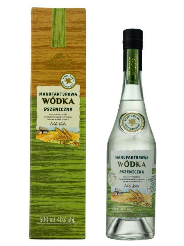 Wódka Manufakturowa Pszeniczna 0,5L 40% (1)