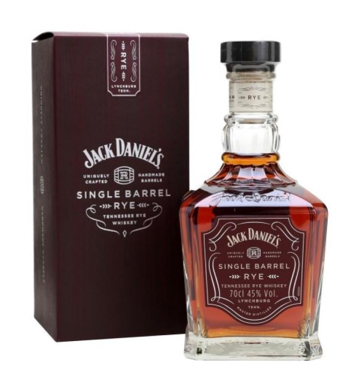 WHISKEY JACK DANIEL'S SINGLE BARREL RYE 0,7L 45% (3)